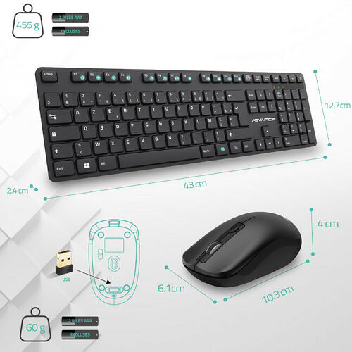 Advance WorkMate Plus Wireless (AZERTY)