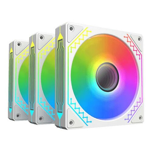 Xigmatek Starz Pro Blanc -120 mm (Pack de 3)