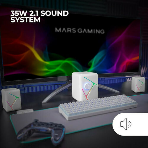Mars Gaming MS-H21 (Blanc)