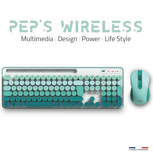 Advance Pep's Wireless - Vert (AZERTY)