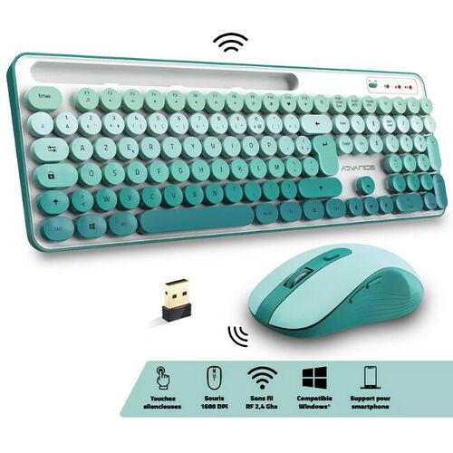 Advance Pep's Wireless - Vert (AZERTY)
