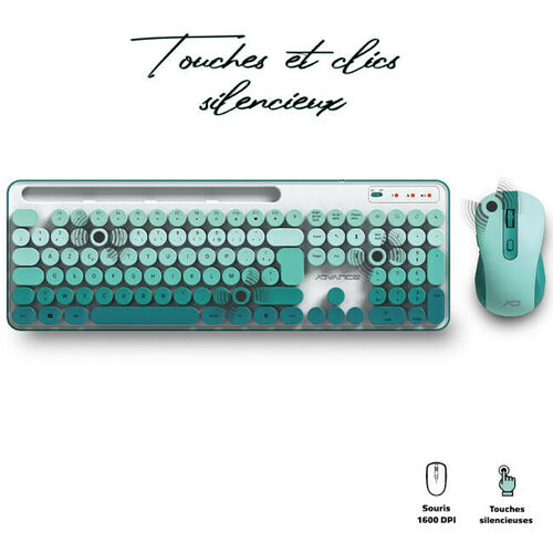 Advance Pep's Wireless - Vert (AZERTY)