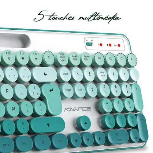Advance Pep's Wireless - Vert (AZERTY)