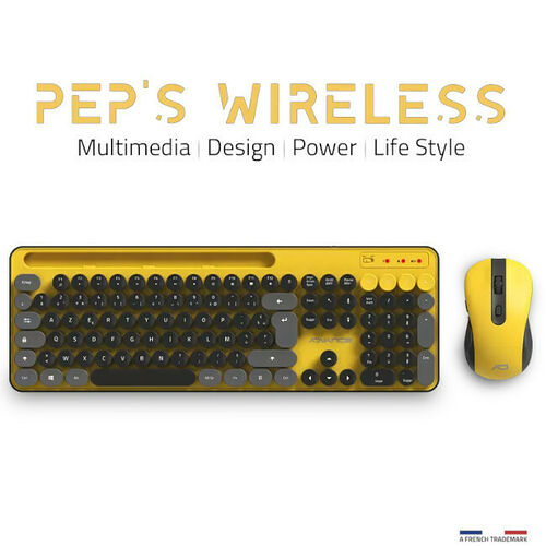 Advance Pep's Wireless - Jaune (AZERTY)