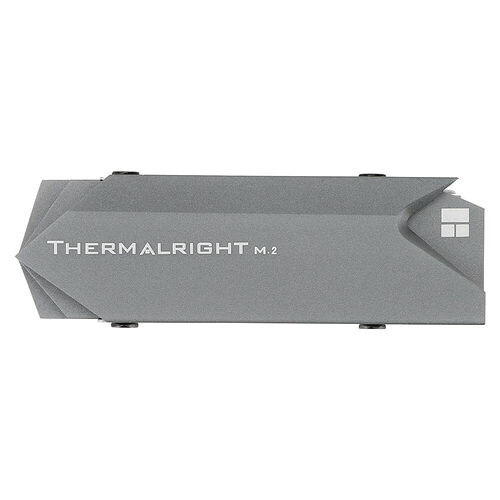 Dissipateur thermique Thermalright M.2 de couleur grise, conçu pour refroidir les SSD NVMe.