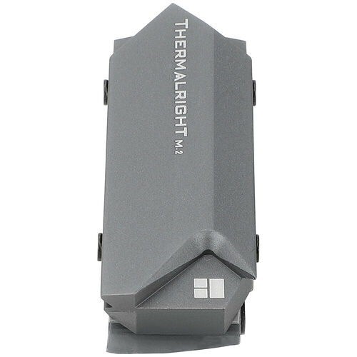 Dissipateur thermique Thermalright M.2 de couleur grise, conçu pour le refroidissement des SSD.