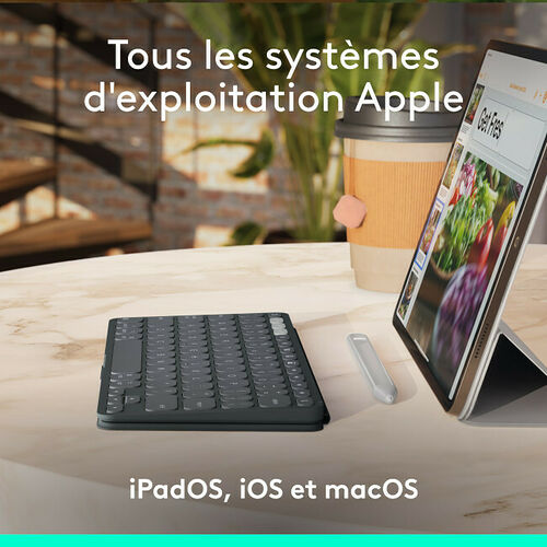 Logitech Keys-To-Go 2 for Mac - Graphite (AZERTY)