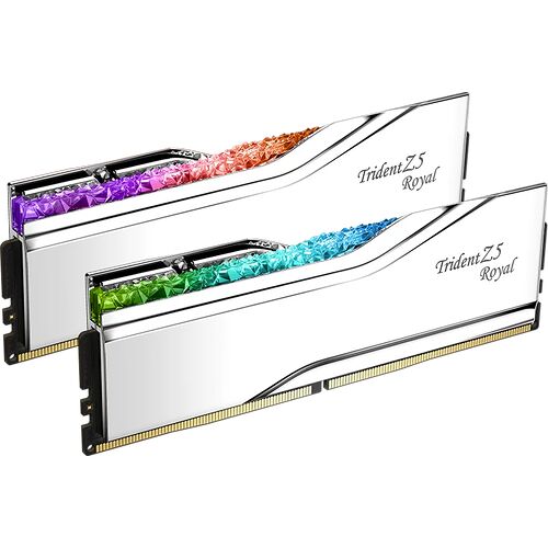 DDR5 G.Skill Trident Z5 Royal Argent - 32 Go (2 x 16 Go) 7600 MHz - CAS 36