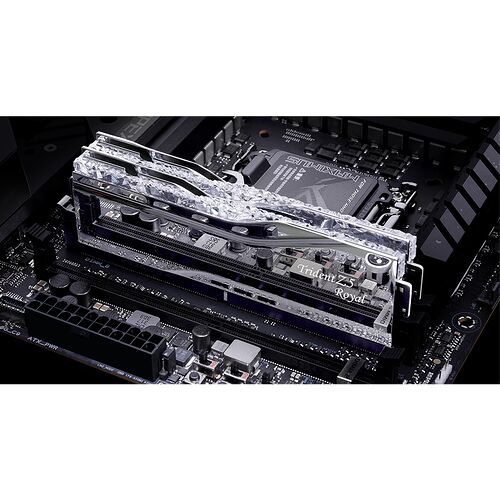DDR5 G.Skill Trident Z5 Royal Argent - 32 Go (2 x 16 Go) 7600 MHz - CAS 36