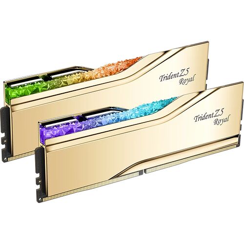 DDR5 G.Skill Trident Z5 Royal Or - 32 Go (2 x 16 Go) 7200 MHz - CAS 34