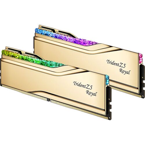 DDR5 G.Skill Trident Z5 Royal Or - 32 Go (2 x 16 Go) 7200 MHz - CAS 34