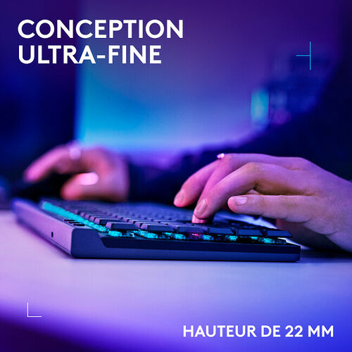 Logitech G515 Lightspeed TKL (Linear Version) (AZERTY) Noir