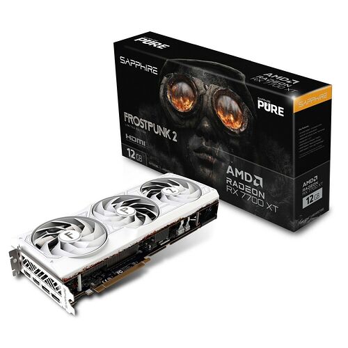 Sapphire Radeon RX 7700 XT PURE Frostpunk 2 Edition