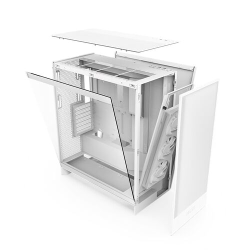 NZXT H7 Flow RGB (2024) - Blanc