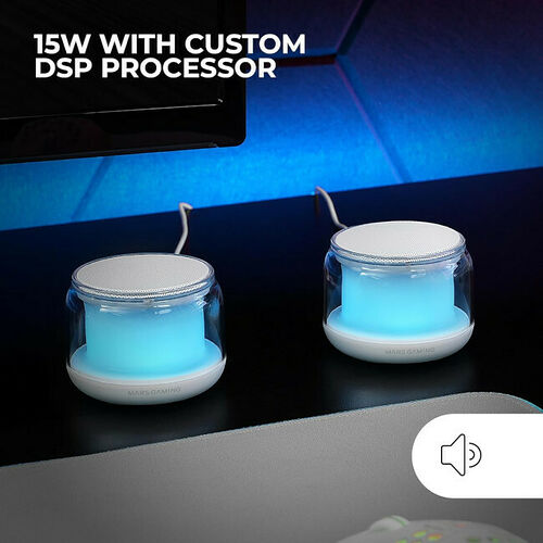 Mars Gaming MS-AURA (Blanc)