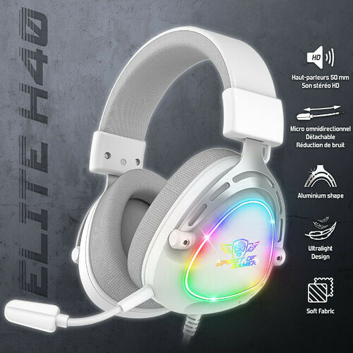 Spirit of Gamer Elite H40 (Blanc)