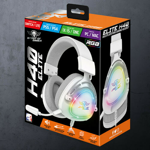 Spirit of Gamer Elite H40 (Blanc)