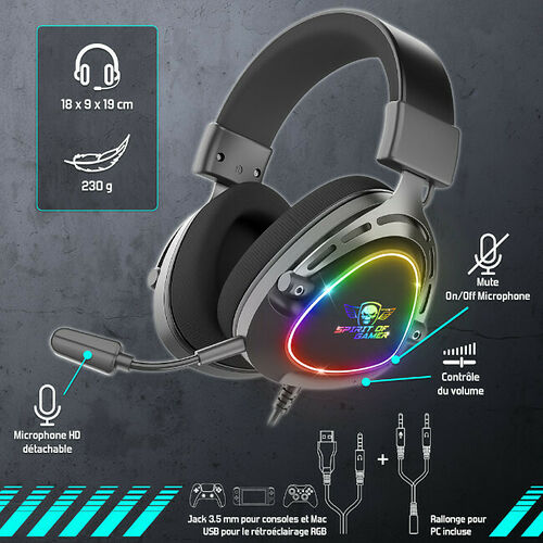 Spirit of Gamer Elite H40 (Noir)