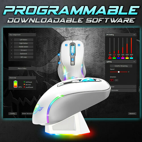 Spirit Of Gamer Elite M50 (Blanc)