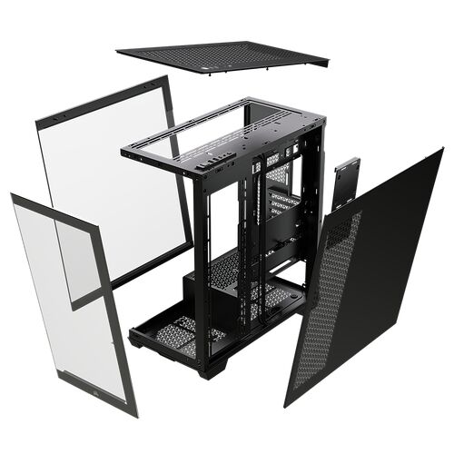 Corsair 3500X - Noir + 4 Ventilateurs LX120