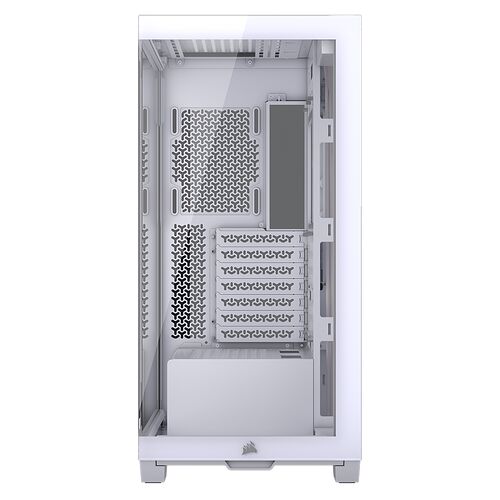 Corsair 3500X - Blanc + 4 Ventilateurs RS120 ARGB