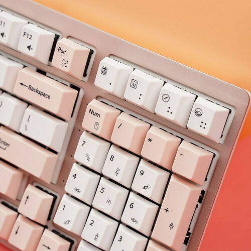 The Keyboard House Maple Pro MX Red - Rose (AZERTY)
