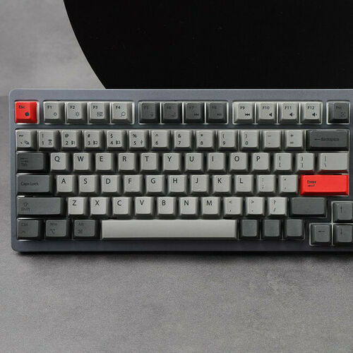 The Keyboard House Maple Pro MX Red - Gris (AZERTY)