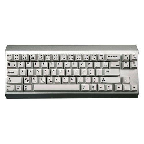 The Keyboard House Gingko Pro MX Brown - Argent (AZERTY)