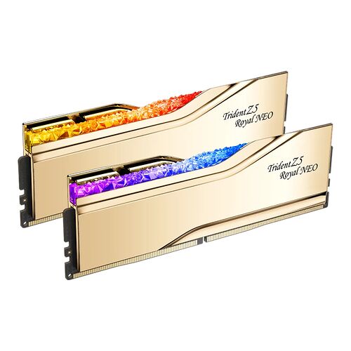 DDR5 G.Skill Trident Z5 Royal Neo Or - 48 Go (2 x 24 Go) 6000 MHz - CAS 28