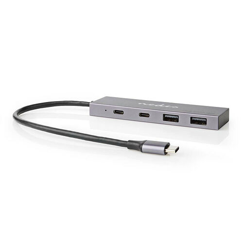 Nedis Hub USB-C 3.1 vers 2x USB-C + 2x USB-A