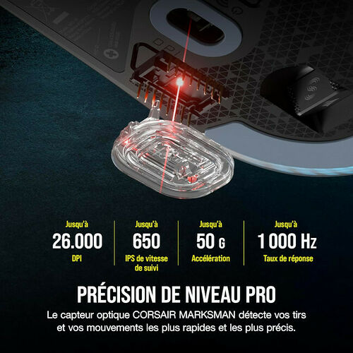 Corsair M75 Wireless (Noir)