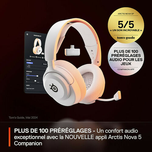 SteelSeries Arctis Nova 5 (Blanc)