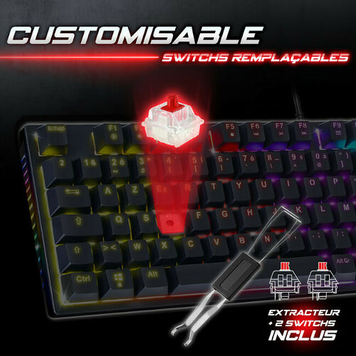 Spirit Of Gamer Xpert-K250 (AZERTY)