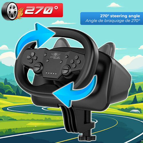 Spirit Of Gamer Race Wheel Pro Air (Noir)