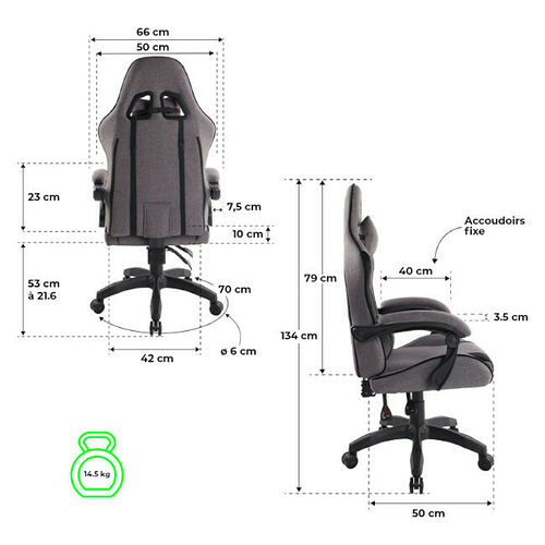 Spirit Of Gamer Arena (Gris foncé)