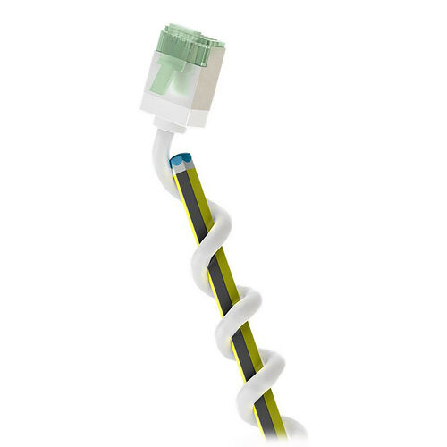Goobay Câble RJ45 Slim Cat 8.1 U/FTP - Blanc - 3 m