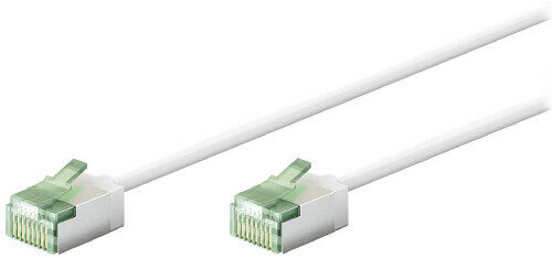 Goobay CÃ¢ble RJ45 Slim Cat 8.1 U/FTP - Blanc - 0.15 m (image:2)