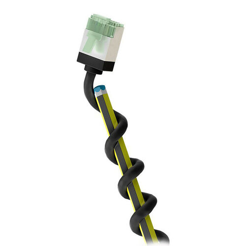 Goobay Câble RJ45 Slim Cat 8.1 U/FTP - Noir - 2 m