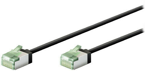 Goobay CÃ¢ble RJ45 Slim Cat 8.1 U/FTP - Noir - 3 m (image:2)