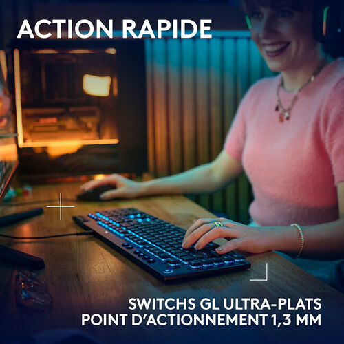 Logitech G915 X Noir (Tactile Version) (AZERTY)