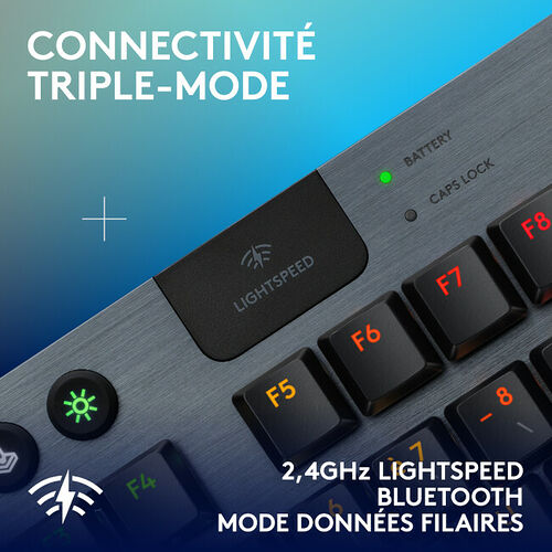 Logitech G915 X TKL Noir (Clicky Version) (AZERTY)