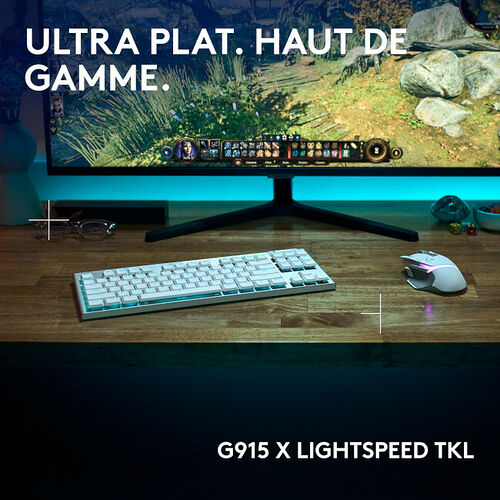 Logitech G915 X TKL Blanc (Tactile Version) (AZERTY)