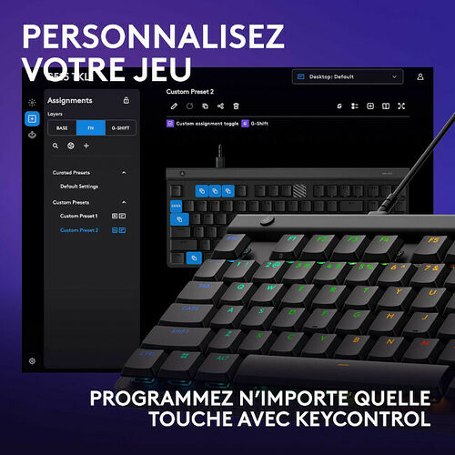 Logitech G515 TKL (Tactile Version) (AZERTY) Noir