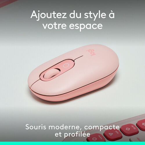 Logitech Pop Icon Mouse - Rose