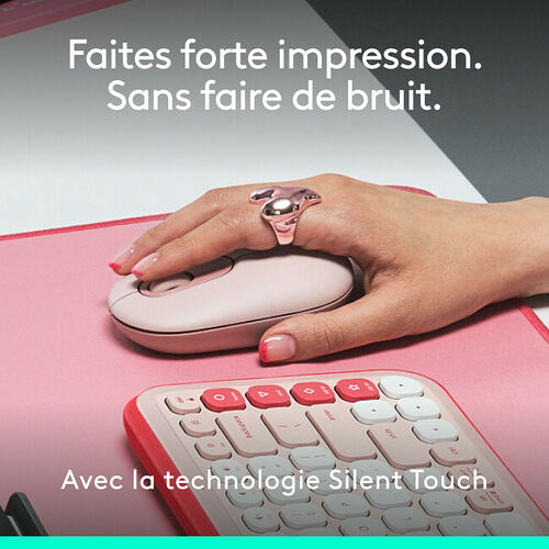 Logitech Pop Icon Mouse - Rose