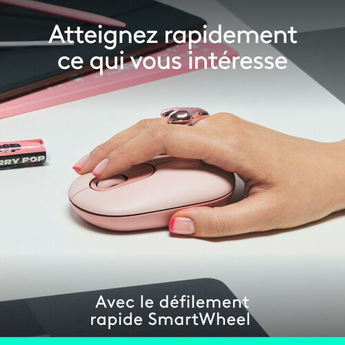 Logitech Pop Icon Mouse - Rose