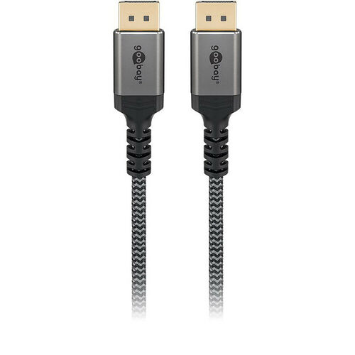 Goobay Plus Câble DisplayPort 1.4 - Noir - 1 m