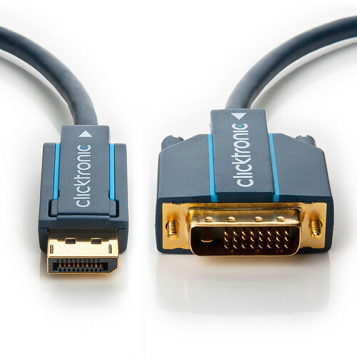 Clicktronic Câble DisplayPort / DVI-D - Noir - 3 m