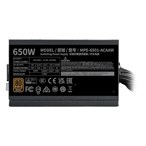 Cooler Master MWE Bronze V3 - 650W