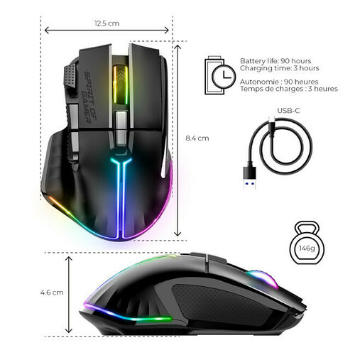 Spirit Of Gamer Pro M5 (Noir)